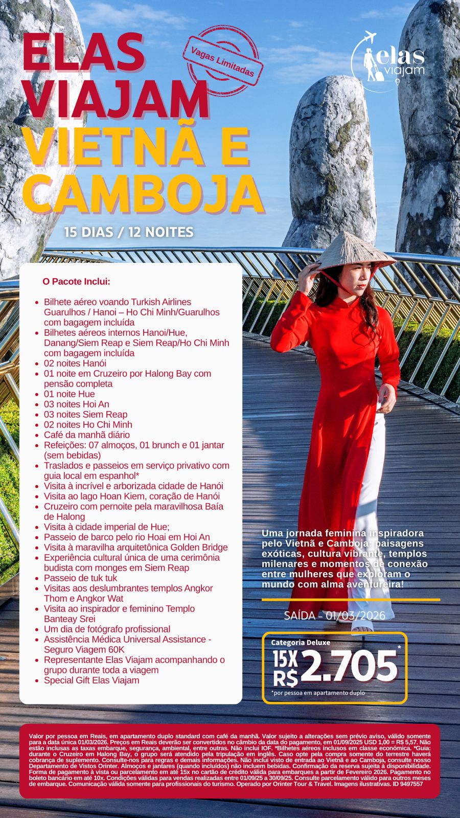 Vietnã e Camboja 01 a 16/03/26