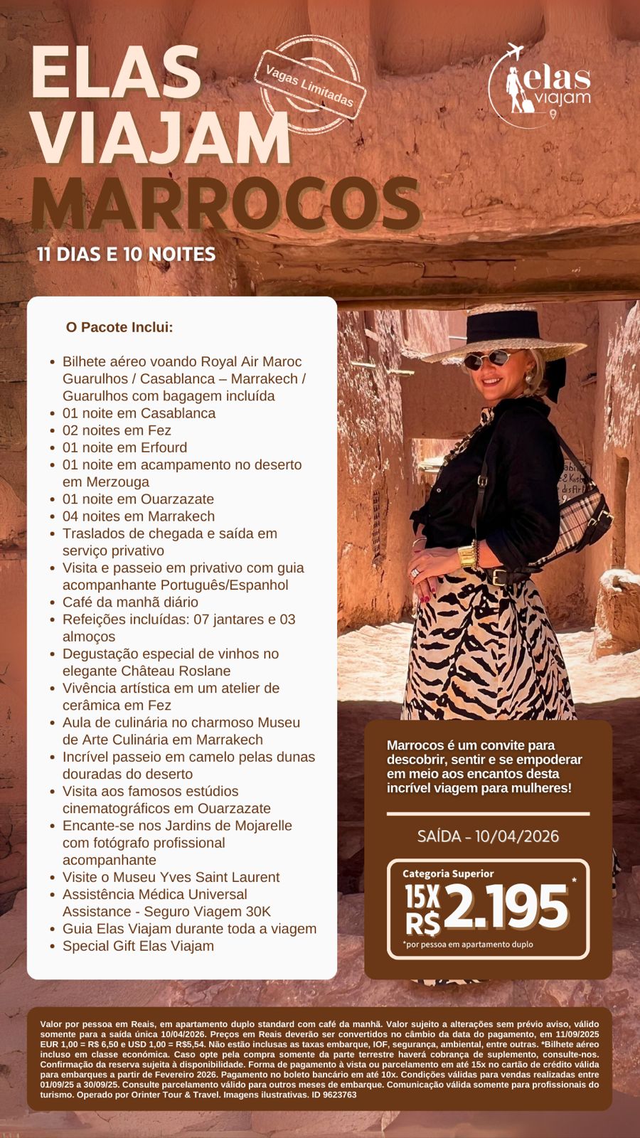 Marrocos - 10 a 21/04/2026